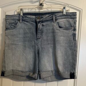 Denim Kut from the kloth shorts, 7” inseam. Barely worn!